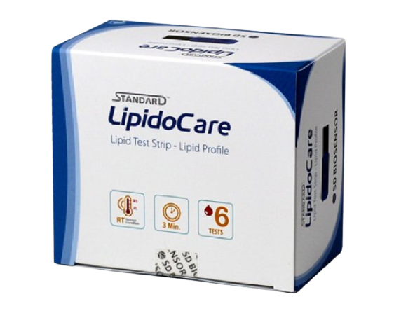 Тест-смужки для визначення Ліпідного Профілю STANDARD LipidoCare 10 шт